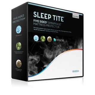 Malouf Five 5ided mattress protector with TENCEL and OmniPhase technology