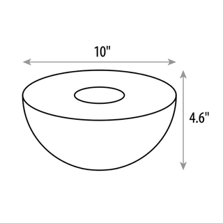 Concrete Semi-Round Fire Pit