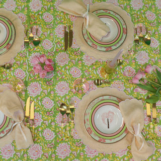 Viviana Venetia Blooms Organic Cotton Tablecloth