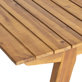 7-Piece Outdoor Dining Set with Acacia Wood Table & Ergonomic Chairs - Teak