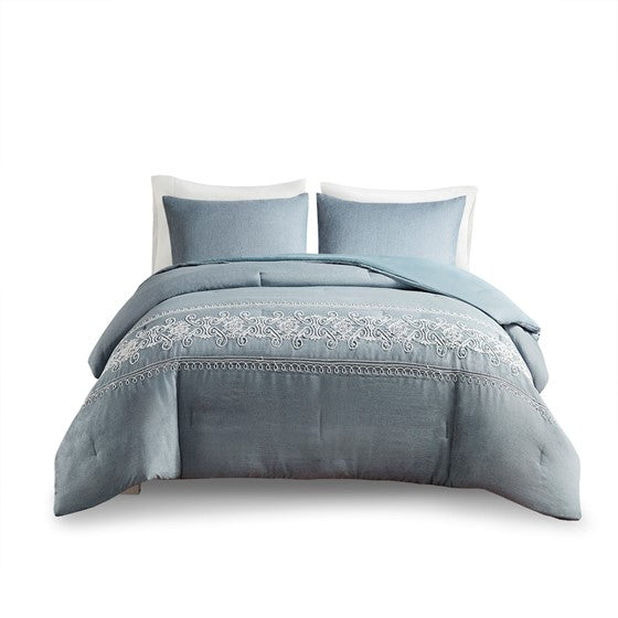 Intelligent Design Bree Embroidered Comforter Set Twin/Twin XL  1 Comforter