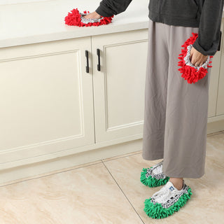 Microfiber Mop Slippers for Floor Cleaning, Machine Washable, 3 Pieces
