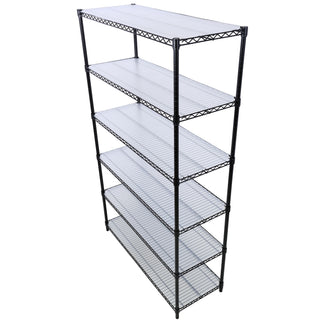 6 Tier Heavy Duty Metal Shelf Wire Shelving Unit