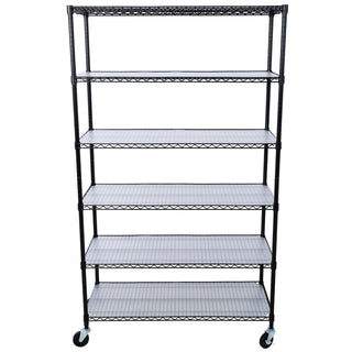 6 Tier Heavy Duty Metal Shelf Wire Shelving Unit