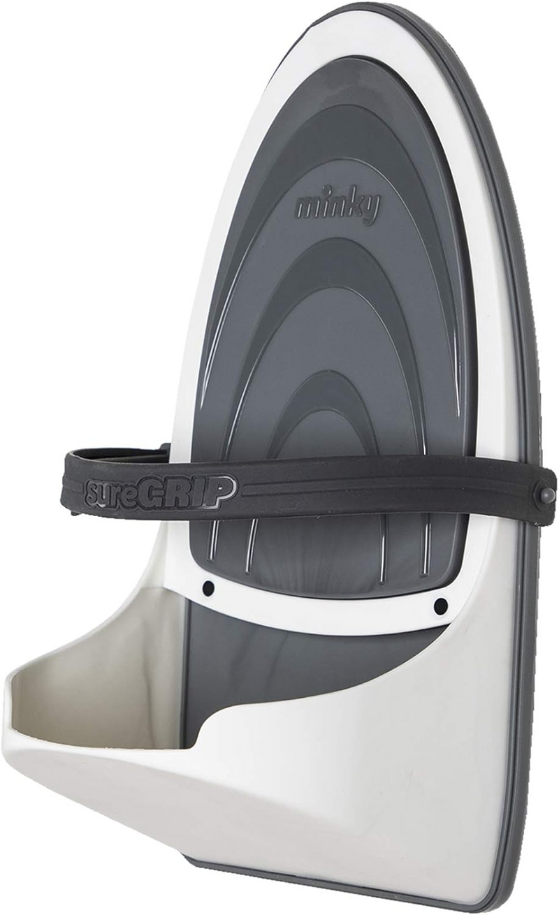 Minky Sure Grip Iron Holder with Strong and Secure Strip, One Size, Grey