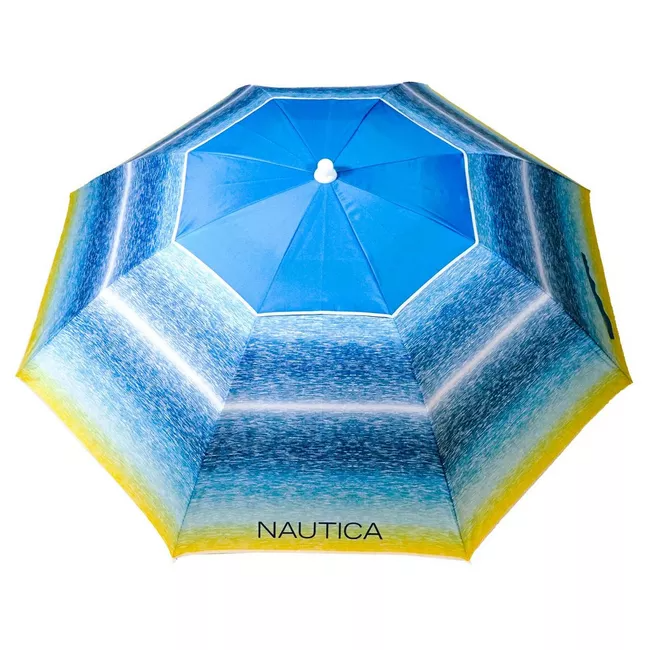 Nautica - 7 Foot Beach Umbrella Ombre Space Dye