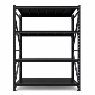 Metal Storage Shelving Unit, 4-Tier 6000LBS Adjustable Garage Shelving Rack, 47.24" W x 19.69" D x 71.65" H, Steel Storage Shelf Organizer for Garage, Workshop, Basement, Pantry