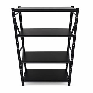 Metal Storage Shelving Unit, 4-Tier 6000LBS Adjustable Garage Shelving Rack, 47.24" W x 19.69" D x 71.65" H, Steel Storage Shelf Organizer for Garage, Workshop, Basement, Pantry