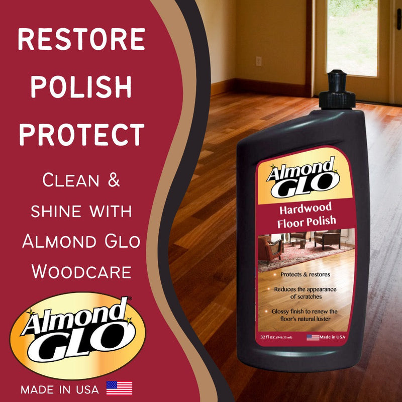 Almond Glo Hardwood Floor Polish 2 Pack, 32oz