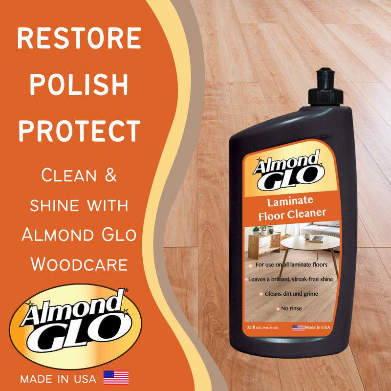Almond Glo Laminate Floor Cleaner 3 Pack, 32 Oz