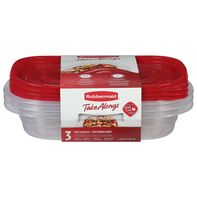 Rubbermaid Rectangular Food Storage Container, 4 Cup product image