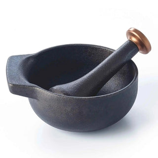 Alva Nori Enameled Cast Iron Mortar & Pestle Set, 2-Cup
