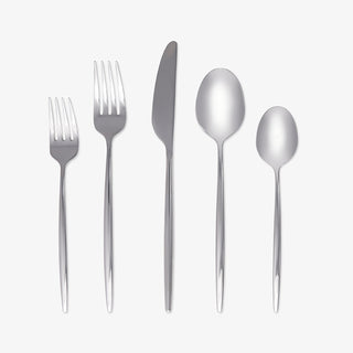 Cambridge Silversmiths Gaze Mirror 20 Piece Flatware Set, Service for 4, silver