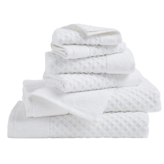 Great Bay Home Cotton Diamond Waffle Weave Bath Towel Set - Grayson Collection