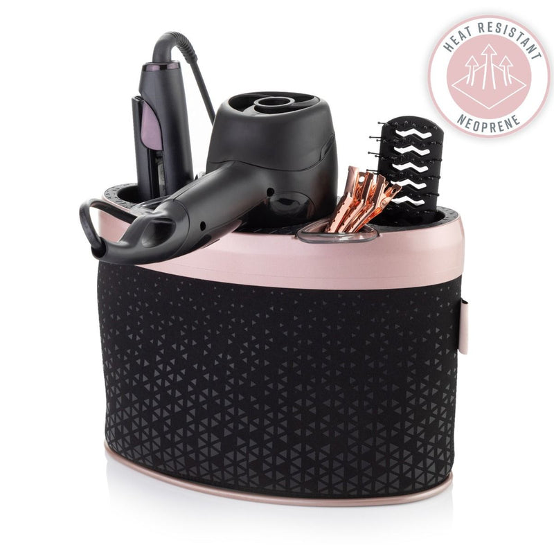 Minky Premium Styling Dock Hair Station Storage for Hair Dryers, Straighteners and Tongs Rose Gold