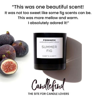 Summer Fig Scented Soy Candle