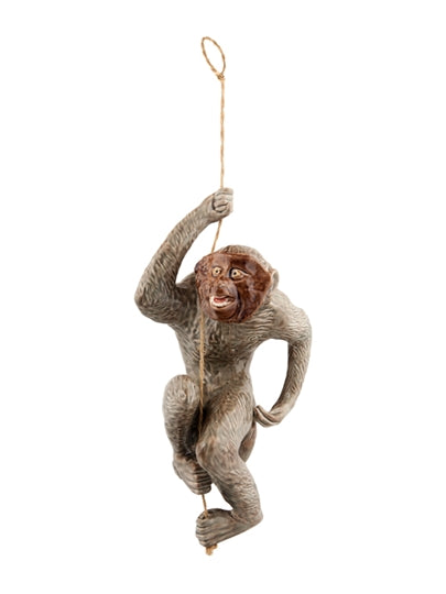 Arte Bordallo Monkey Hanging On Rope