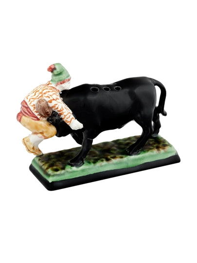 Arte Bordallo Toothpick Dispenser Bull With Forcado