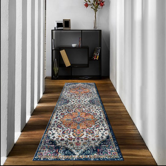 Home Outfitters Multi Boho Medallion Woven Area Rug 3x8&