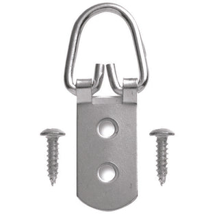 HangZ 10009B 75lb 2 Hole D Ring (50-Pack)