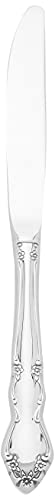 Oneida Dover Fine Flatware Dinner Knives, Set of 4 , 18/10 Stainless Steel, Silverware Set, Dishwasher Safe