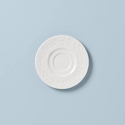 Lenox Opal Innocence Carved Saucer, 0.48 LB, White