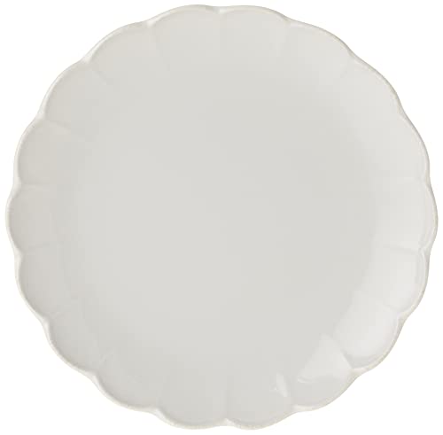 Lenox French Perle Scallop 4-Piece Place Setting, 5.55 LB, White