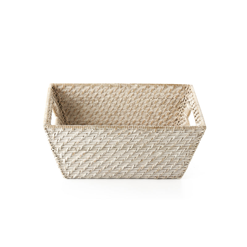 Home Outfitters S/3 Biscayne Bath Storage, White