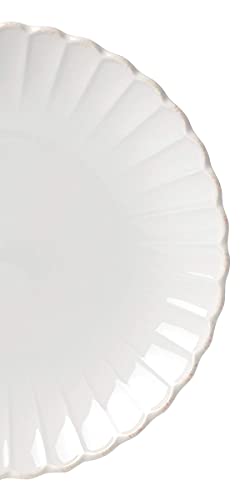 Lenox French Perle Scallop Dinner Plate, 11", White