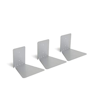 Umbra 330639-560 Conceal Floating Bookshelf, Set of 3, Small, Silver