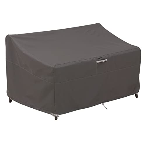 Classic Accessories Ravenna Cover For Hampton Bay Spring Haven All-Weather Patio Loveseats, Patio Bench Cover