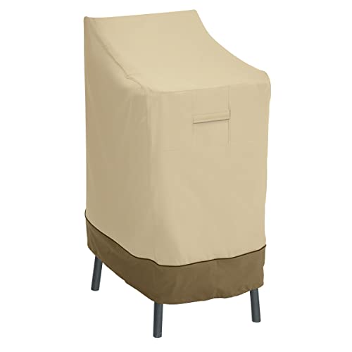 Classic Accessories Veranda Water-Resistant 26 Inch Patio Bar Chair & Stool Cover, Outdoor Chair Covers
