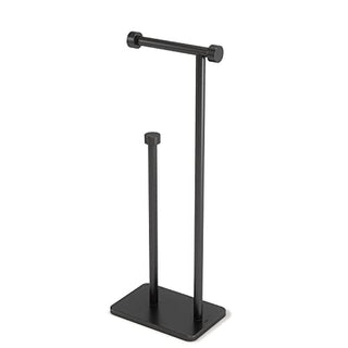 Umbra Cappa Toilet Paper Holder and Reserve, Black