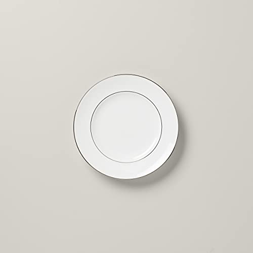 Lenox Continental Dining Platinum Accent Plate, White
