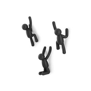 Umbra Buddy Wall Hooks – Decorative Wall Mounted Coat Hooks for Hanging Coats, Scarves, Bags, Purses, Backpacks, Towels