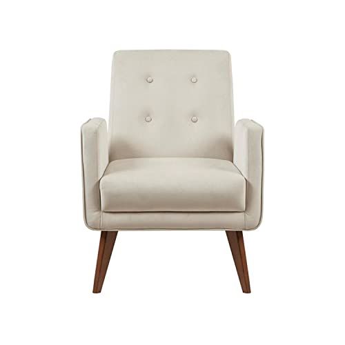 INK+IVY Mid-Century Lacey Lacey Accent Chair with White Finish II100-0476