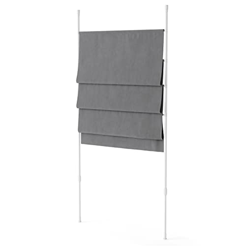 Umbra Anywhere Home and Office Tension Rod Room Divider, Charcoal