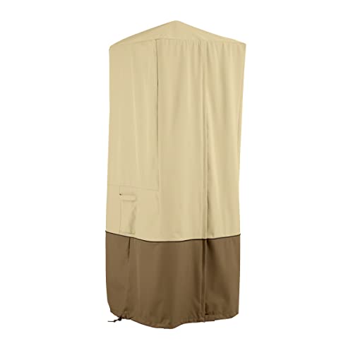 Classic Accessories Veranda Water-Resistant 24 Inch Patio Towel Valet Cover, outdoor towel valet cover, Pebble