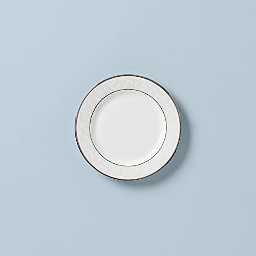 Lenox Opal Innocence Bread Plate, Butter, white