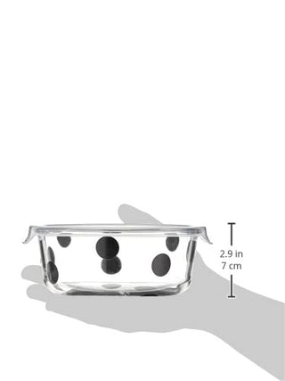 Kate Spade Deco Dot 2-Piece Round Food Storage Set