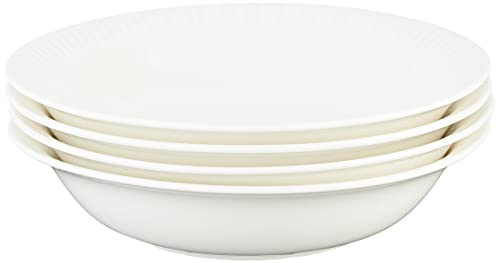 Lenox White Profile Porcelain 4-Piece Pasta Bowl Set, 5.05 LB