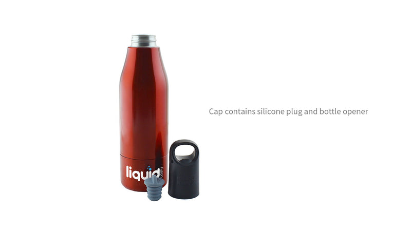 Grand Fusion Icy BEV Kooler 2.0, Bottle Insulator, Can Insulator, White
