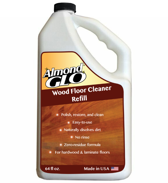 Almond Glo Value Pack -Wood Floor Cleaner 32oz + Refill 64oz