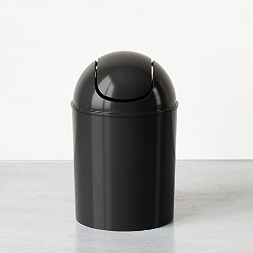 Umbra Mini Waste Can 1-1/2 Gallon with Swing Lid, Matte