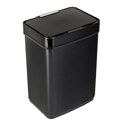 HONEY-CAN-DO TRS-08415 Stainless Steel Trash Can with Motion Se
