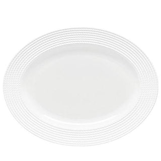 Kate Spade Wickford 16" Oval Serving Platter, 4.25 LB, White