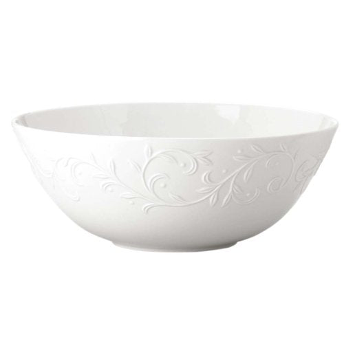 Lenox Opal Innocence Carved Serving Bowl, 3.65 LB, White