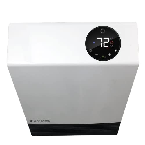 Heat Storm HS-1000-WX-WIFI WiFi Infrared Wall Heater, 1000 Watt