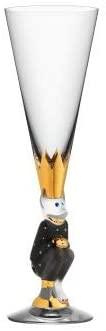 Orrefors Sparkling Devil Dark Grey Champagne