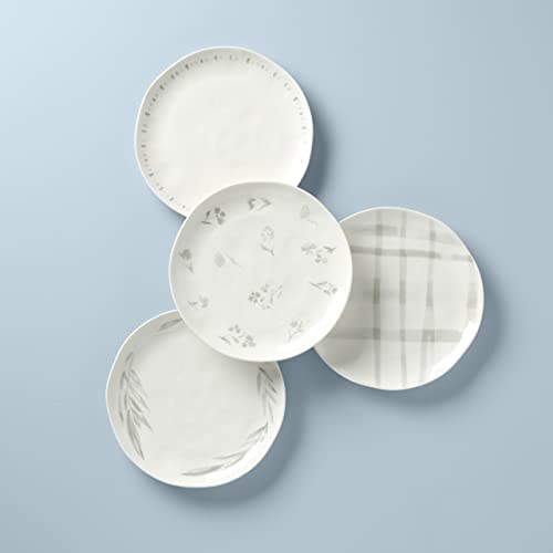 Lenox Oyster Bay 4Pc Accent Plates, 4.05, White